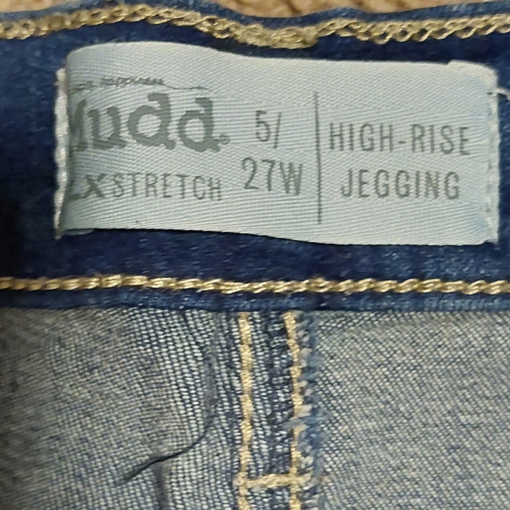 MUDD Flx Stretch Destroyed High Rise Jegging - Picture 6 of 8